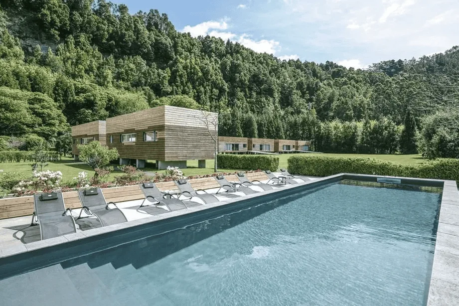 Furnas Lake Forest Living Resort op São Miguel Azoren / kleinschalige hotels