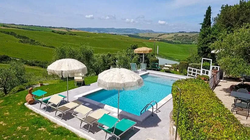 De prachtige omgeving bij agriturismo Palazzo Conti, een kleinschalig verblijf in Italië 